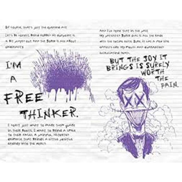 The Joker Hardcover Ruled Journal (Insights Journals) New Diary Matthew K Manni - Picture 5 of 8